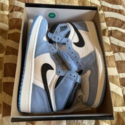 Jordan 1 Retro High OG  - University Blue - Size 8.5