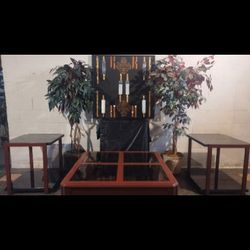 Coffee Table Set With Picture 