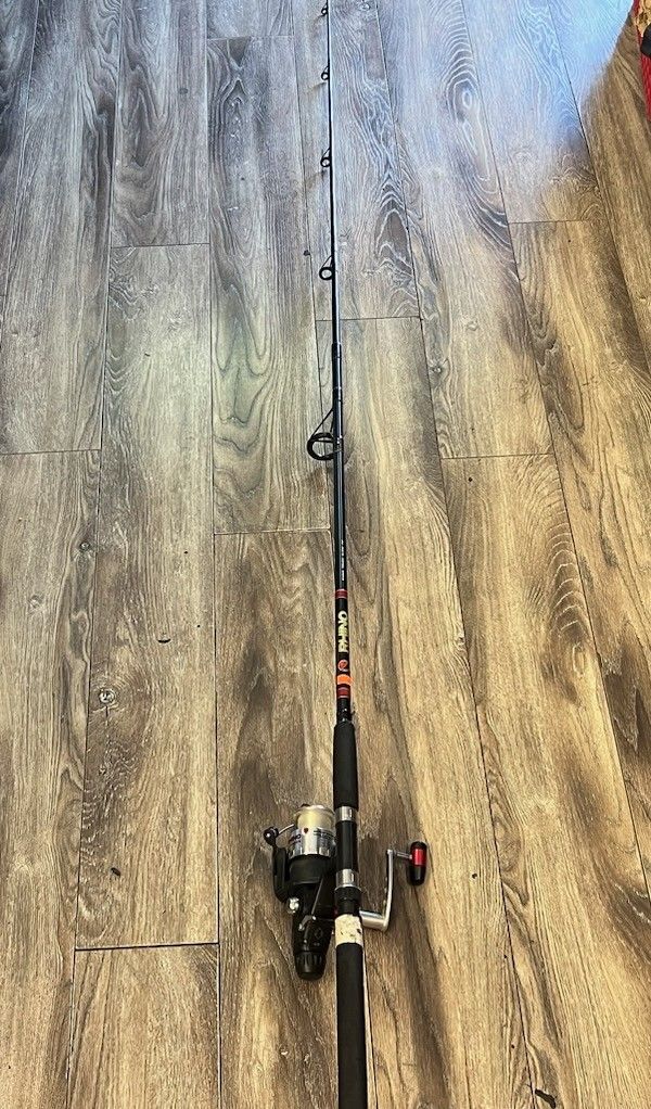 Zebco Rhino Tough Glowtip Spinning Fishing Rod Foot Rod With Heavy Duty Guides