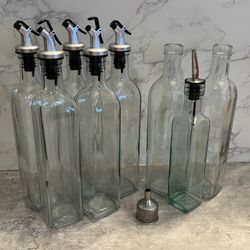 Kitchen Glass Bottles 
