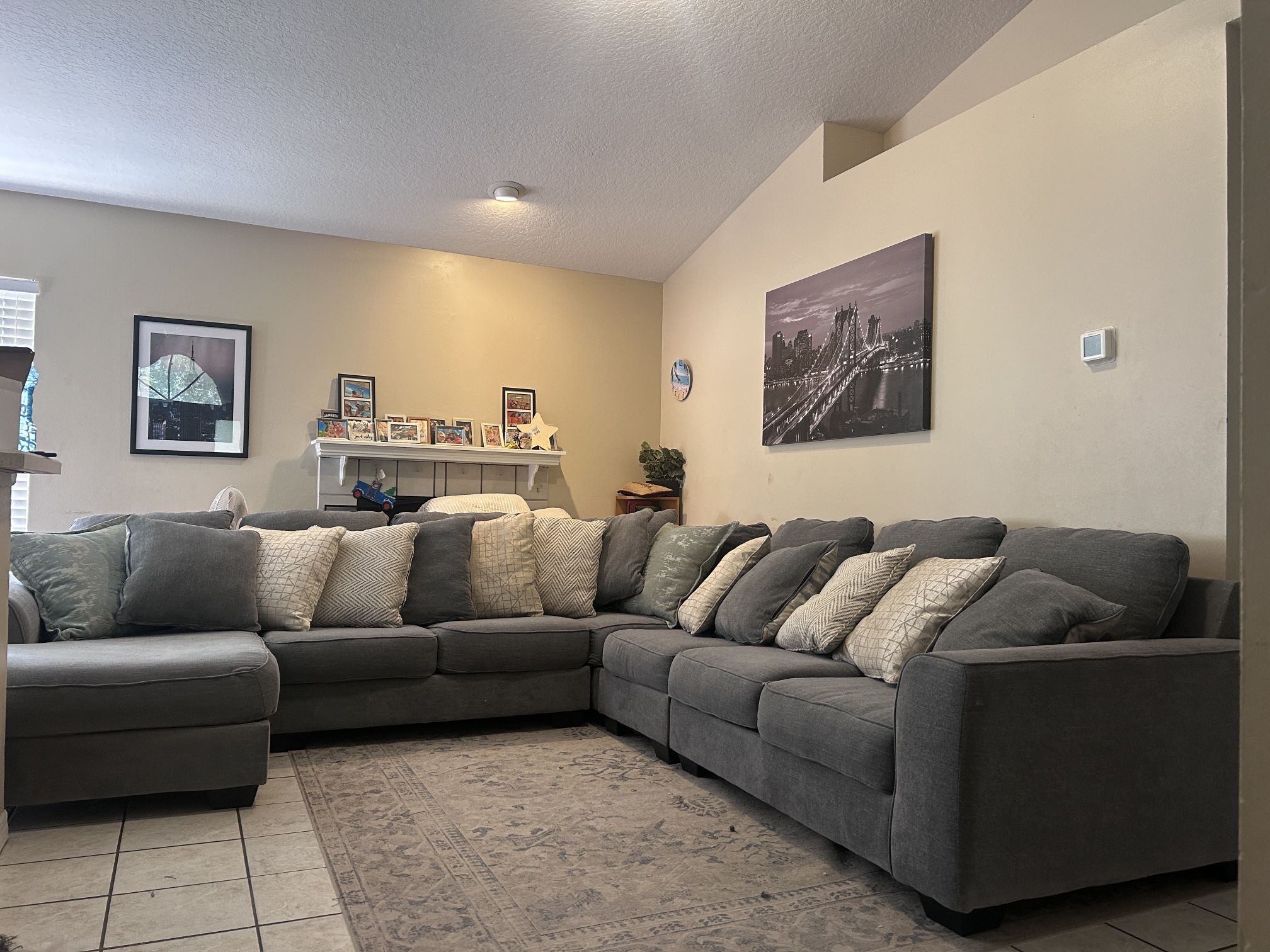 Free Delivery U Shape Sectional Ashley Furniture