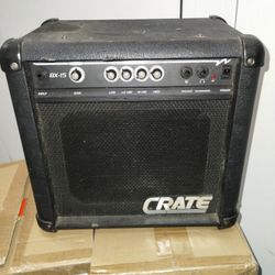 Crate GX15 Guitar Amplifier Electric Powered Amp Portable Bass Music Practice. 