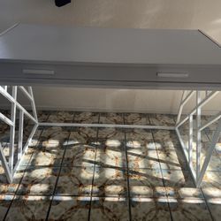 Desk - White, Drawer - $25