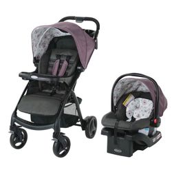  Graco Verb Click Connect Travel System with SnugRide Infant Car Seat - Gracie