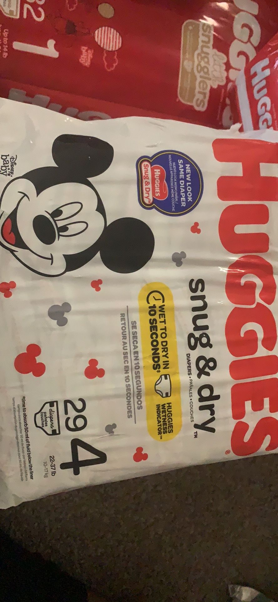 Huggies size 4