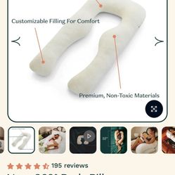 Yana Sleep Organic Full Body Pillow  - Natural Latex Filling