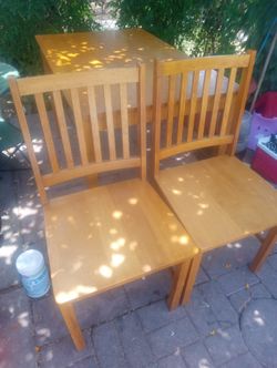 Table And 2 Chairs