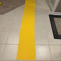 Yellow Linen Table Runners-  80”