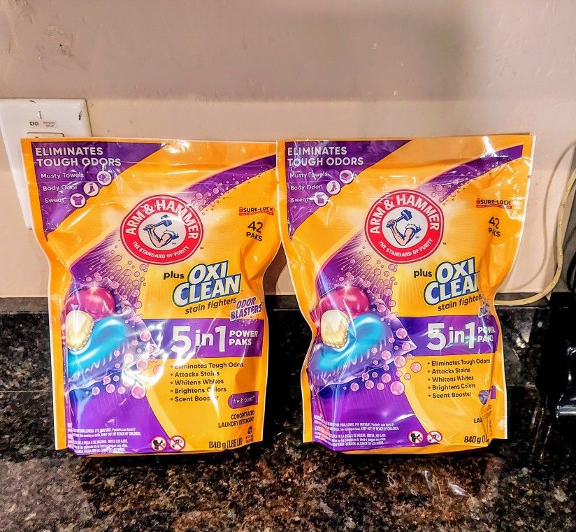Arm and Hammer 42 count Laundry Detergent pods - 2 for $15