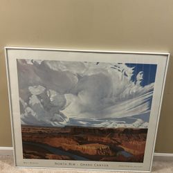 (BEST OFFER) Grand Canyon Large 32x24 Framed Art Poster Walt Wooten "North Rim