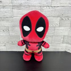 DEADPOOL Cutie 10" Universal Studios Plush Marvel Avengers Red EUC