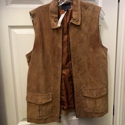 Mens Leather Vest