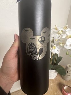 Disney The Nightmare Before Christmas Laser Engraved  Tumbler