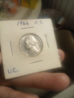 1966 F.s   u.c. Nickel Coin