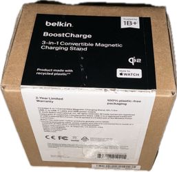 MagSafe Charger Compatible, 3-in-1 Qi2 15W Wireless Charging Black 3 in 1