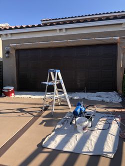 I Paint garage door prize very affordable