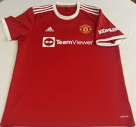 2021/22 Men’s Manchester United  Adidas Home Jersey XL Fernandes 18