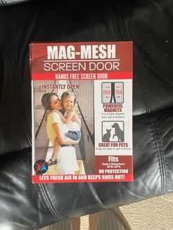 Mag-Mesh Hands Free Magnetic Screen Door