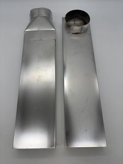 HVAC Rectangular to Round Duct Transition Pair Metal Fittings