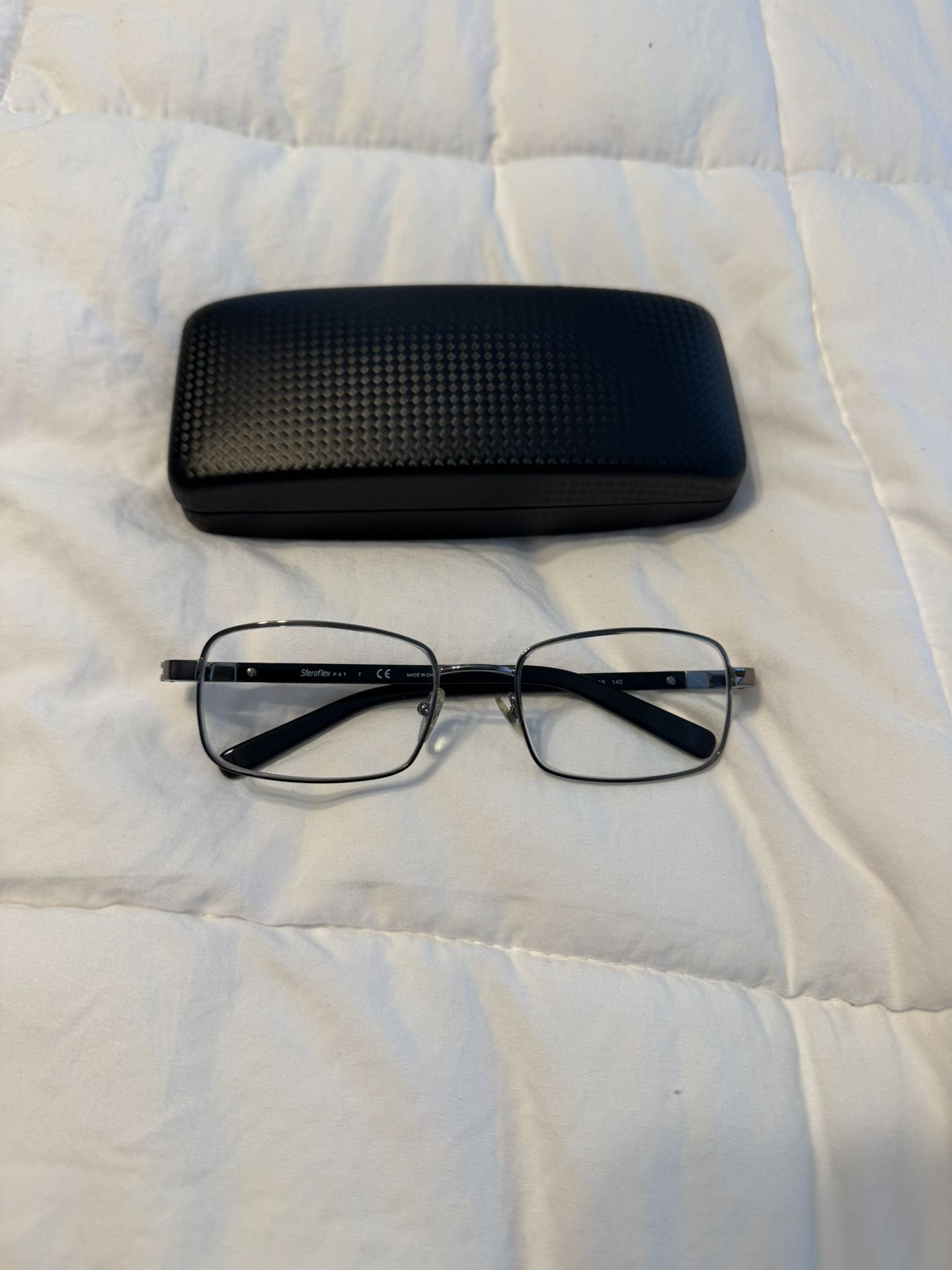 Men’s Prescription Glasses And Case