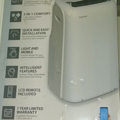 TOSHIBA PORTABLE AIR CONDITIONER $345