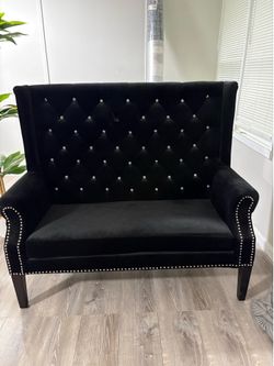 Black Vintage Love (2)seater