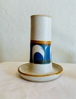 Vibtage Alta Hackbarth Studio Pottery Stoneware Candle Holder or vase