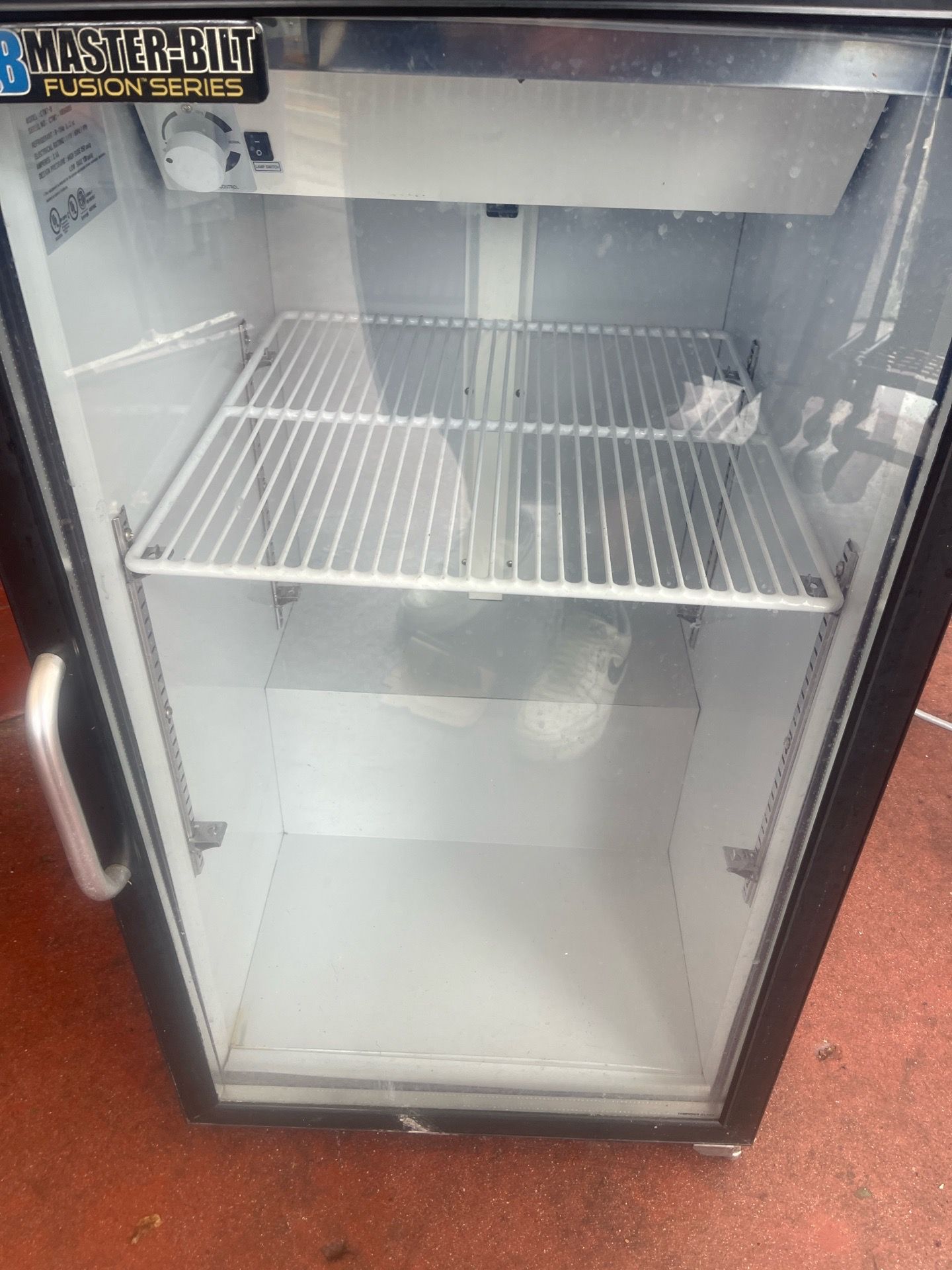 Master-Bilt Glass Door Mini Fridge Cooler