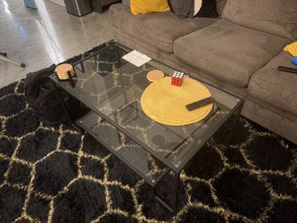Black Glass Coffee Table