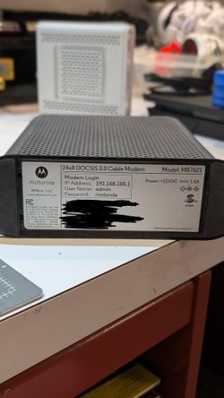 Motorola MB7621 Docsis 3.0 Modem