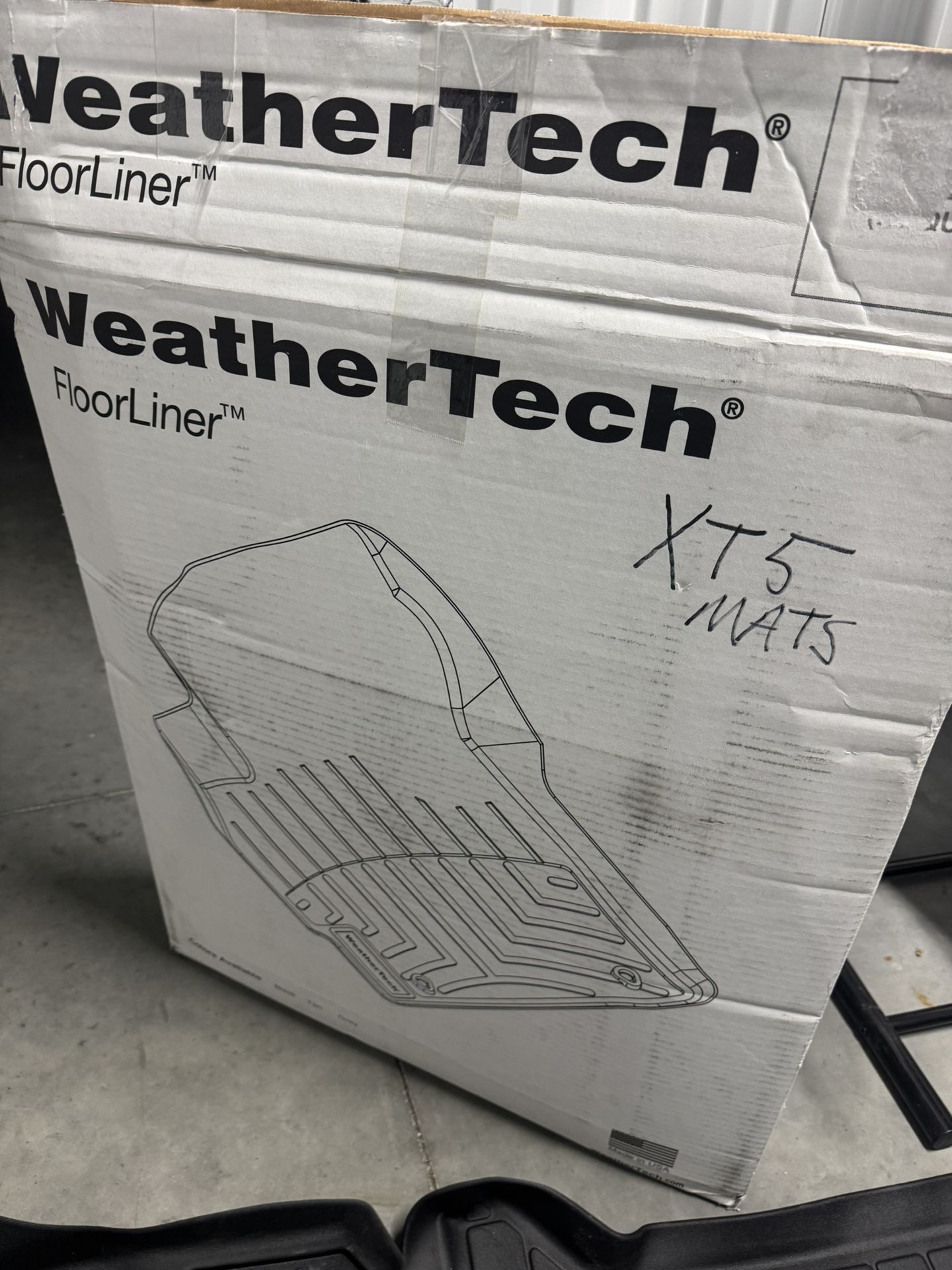 WeatherTech Cadillac 2020 XT5 Black Floor/Cargo Mats
