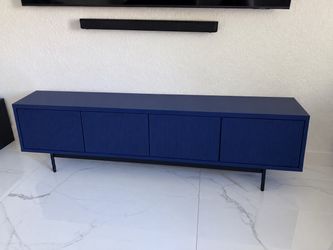 Navy Blue Console/TV stand