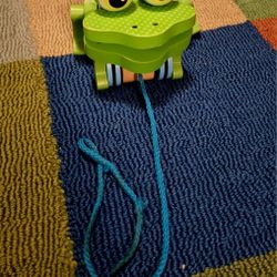 Melissa And Doug Wooden Pull Frog