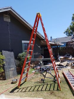 12 ft Werner a frame ladder