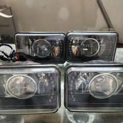 HID Kit And LED Housings 4x6 For Gbody Chevy Buick Oldsmobile 