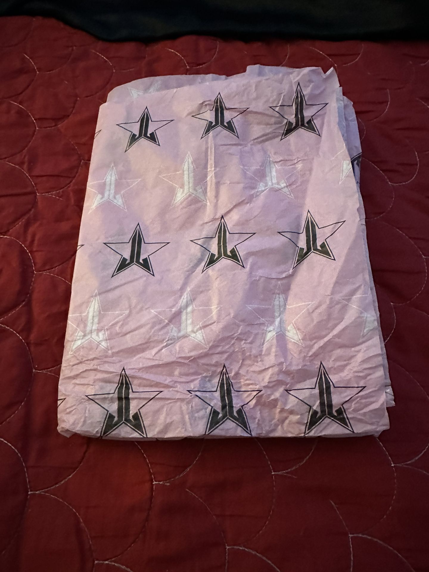 Jeffree Star Cosmetics Pink Black White Tissue Paper