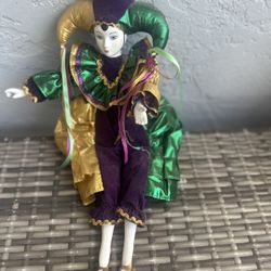 Harlequin Doll Vintage