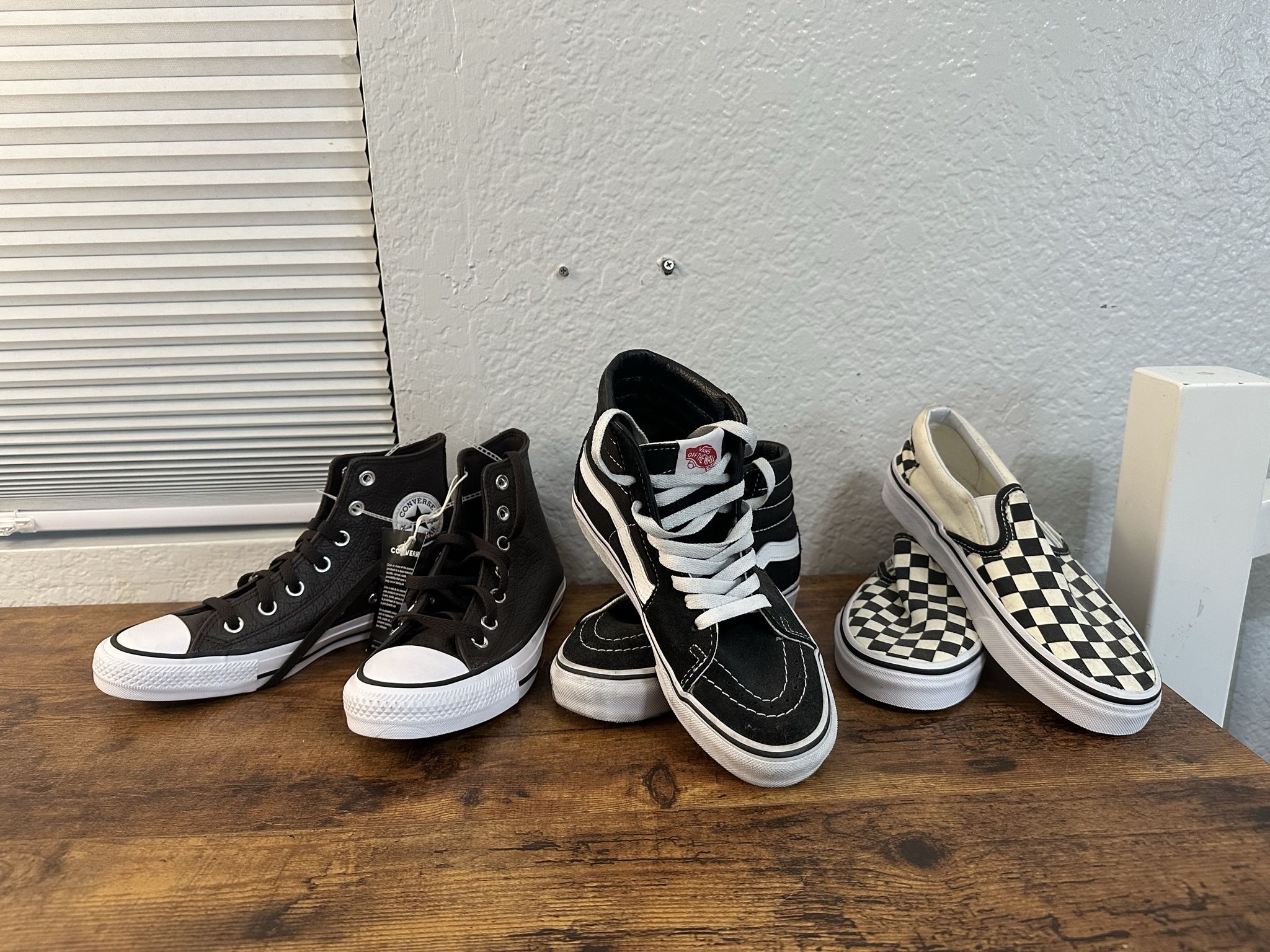 Vans and Converse 