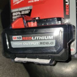 MILWAUKEE M18 6.0 BATTERY 
