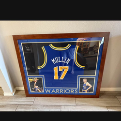 Chris Mullin autographed jersey custom framed