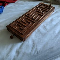 Homemade Wood Maze Game