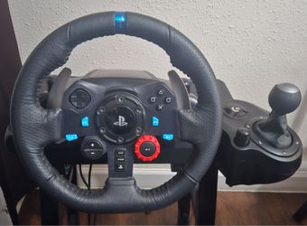 All in One + best racing games +Logitech G29 Driving Force Racing Wheel + Floor Pedals + Driving Force Shifter  PS5, PS4, ps3 PC, Mac