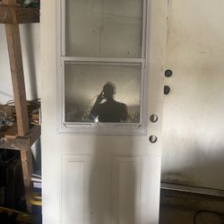 Fiber Glass Doo With Windows. 32x79.5