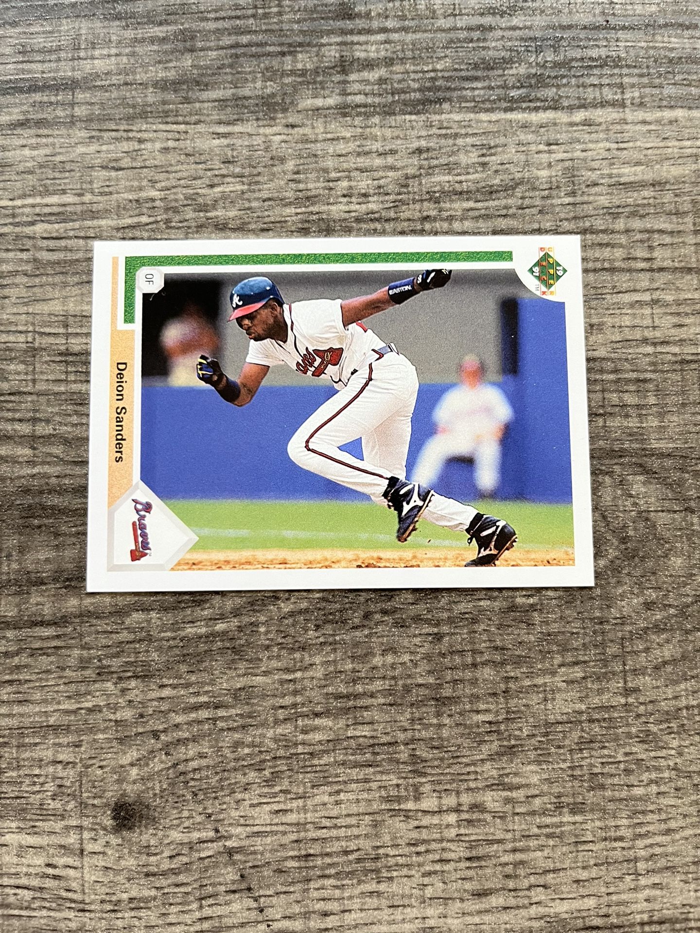 1991 Upper Deck Deion Sanders Baseball Card