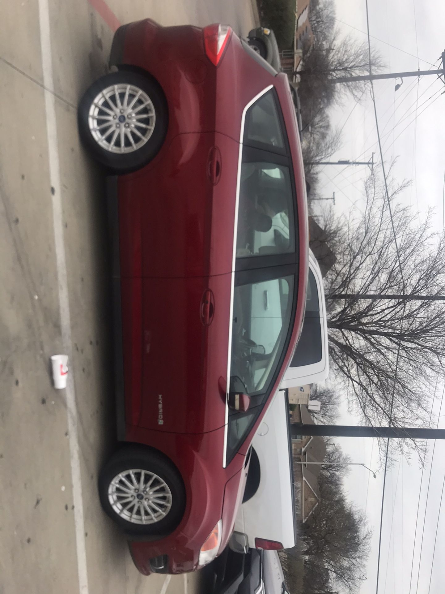 Red 2013 Ford C-Max