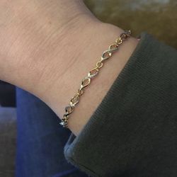 Lab Diamond Bracelet 7.25 Inch 