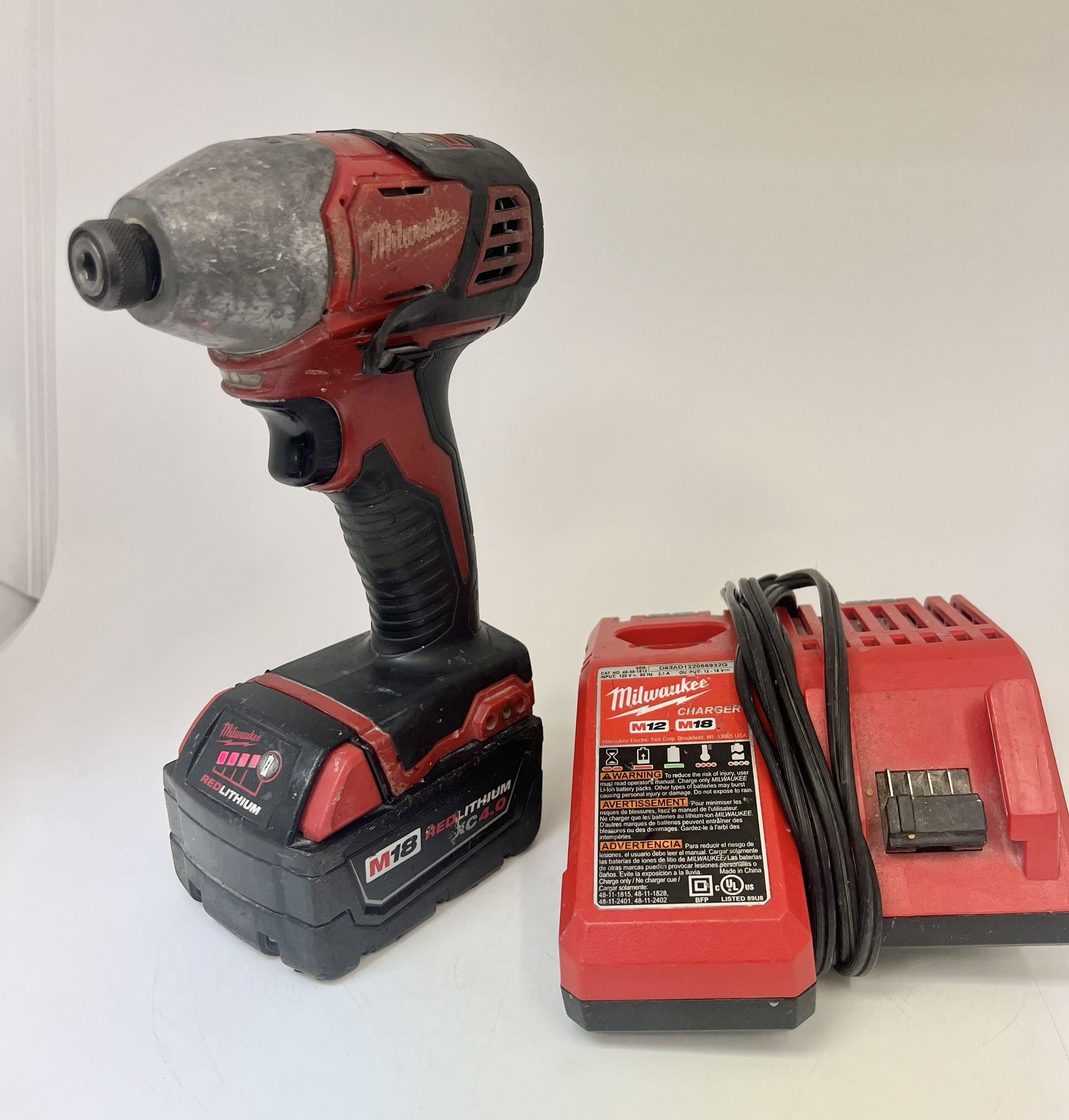 Milwaukee 2656-20 18V Cordless Impact Driver with Battery & Charger 