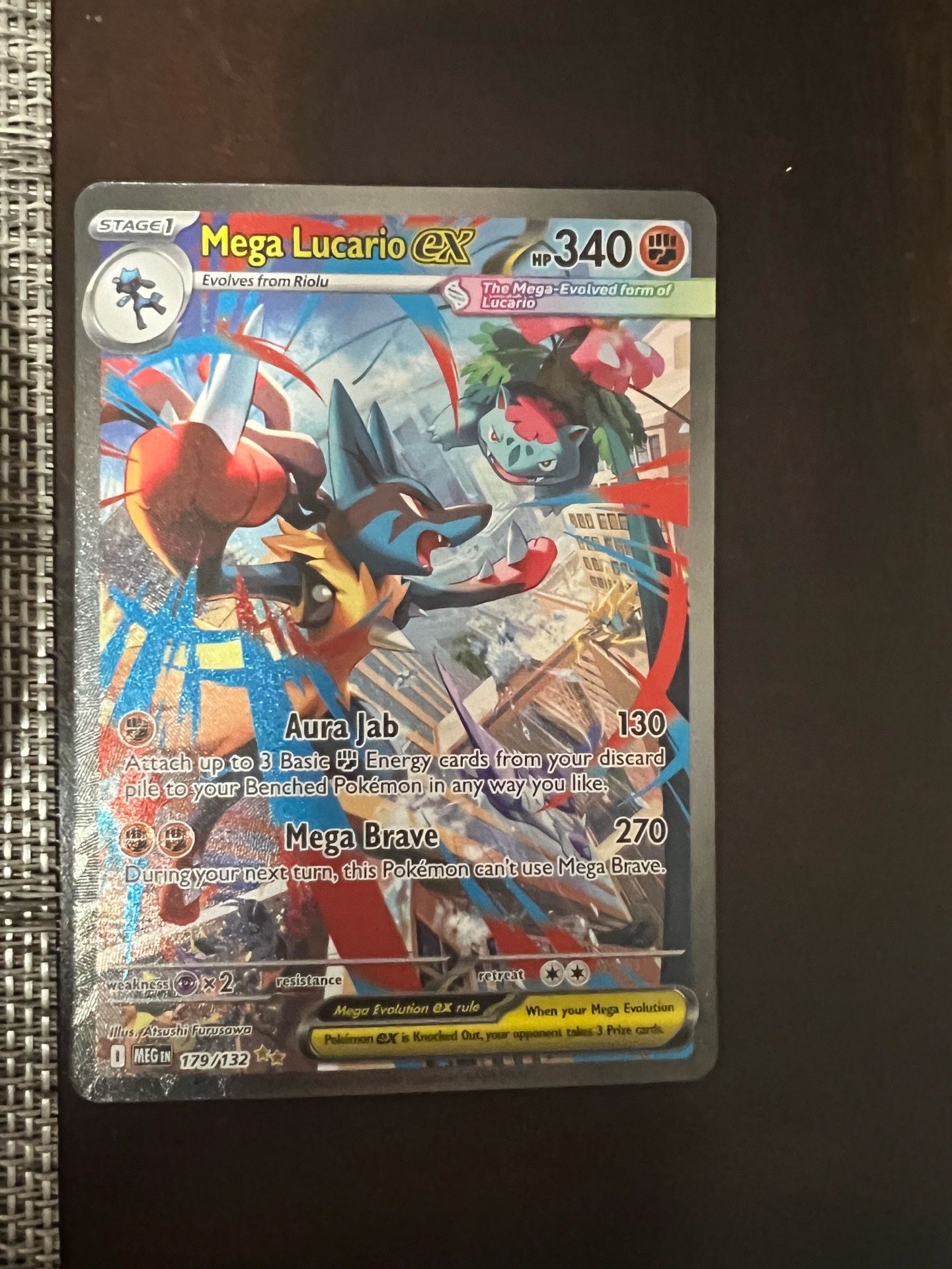 Mega Lucario ex 179/132 Secret Rare Near Mint (2025)