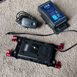 Full IDX Battery System + Zacuto Zwiss Plate