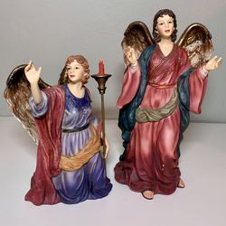 Vintage Grandeur Noel Porcelain Angel Set
